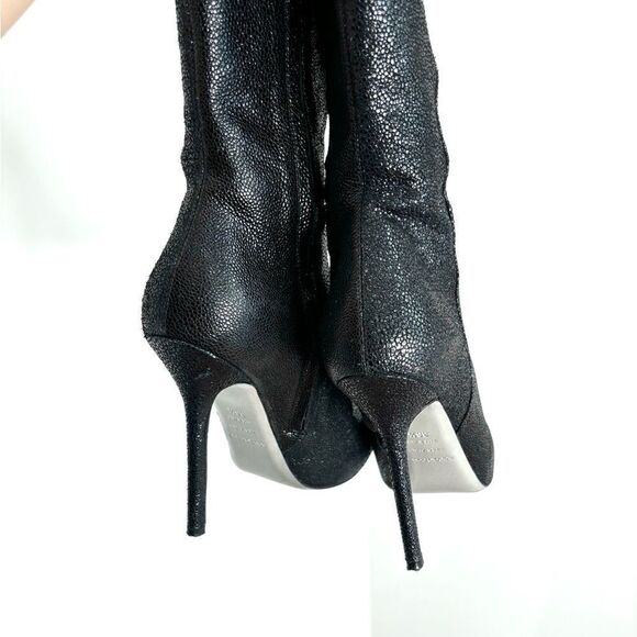Sergio Rossi black over knee boots - Picture 5 of 9